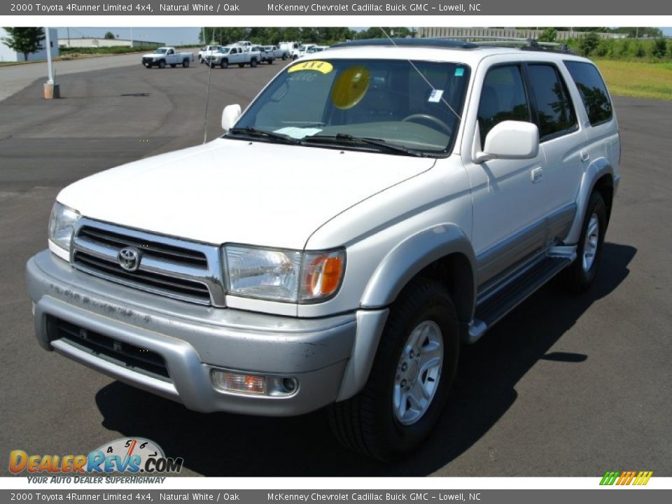 2000 Toyota 4Runner Limited 4x4 Natural White / Oak Photo #2