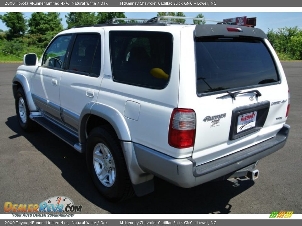 2000 Toyota 4Runner Limited 4x4 Natural White / Oak Photo #4