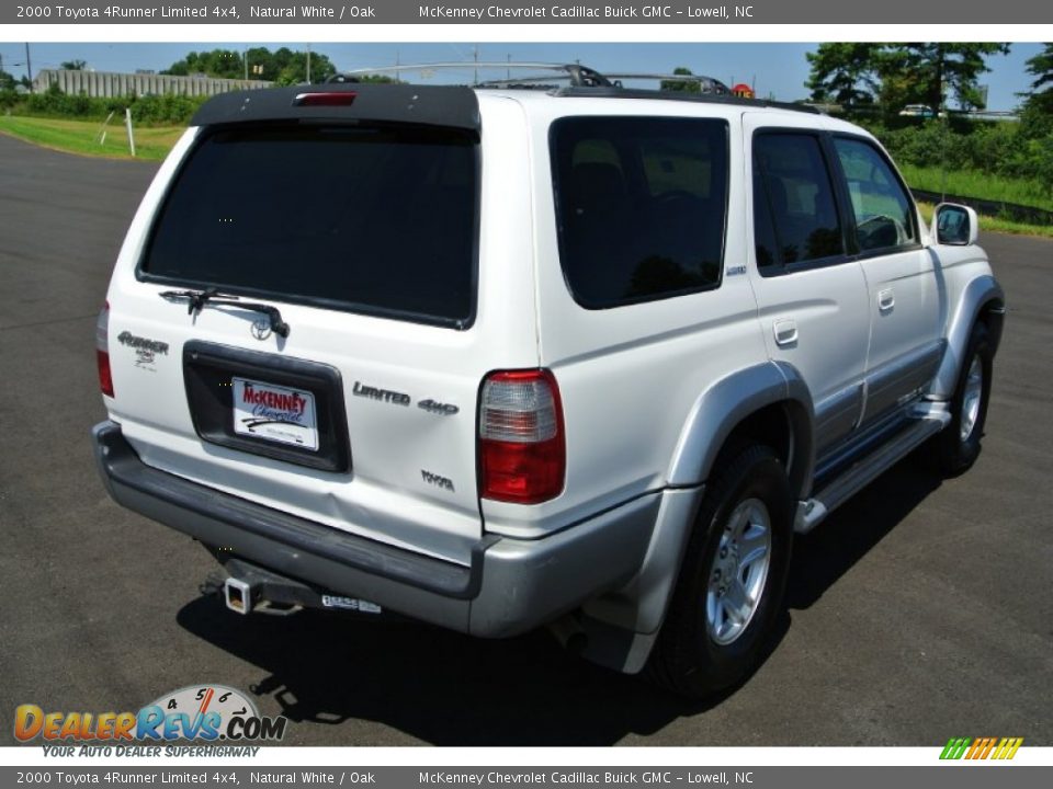 2000 Toyota 4Runner Limited 4x4 Natural White / Oak Photo #5
