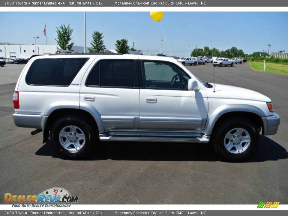 2000 Toyota 4Runner Limited 4x4 Natural White / Oak Photo #6