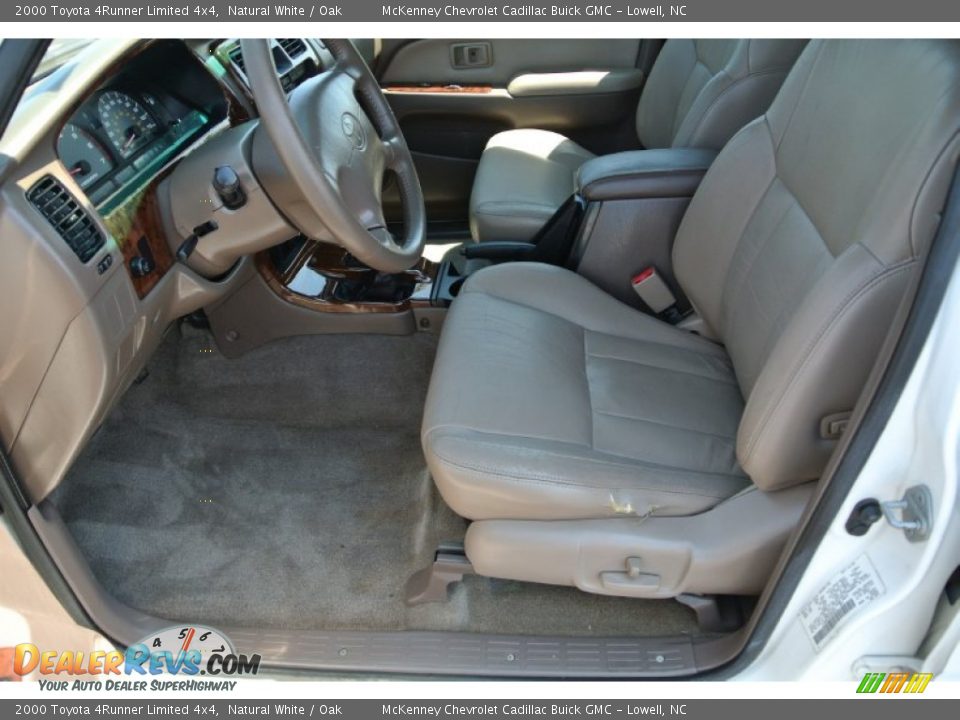 2000 Toyota 4Runner Limited 4x4 Natural White / Oak Photo #7