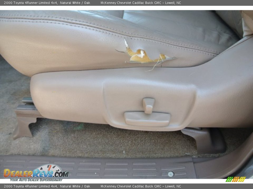 2000 Toyota 4Runner Limited 4x4 Natural White / Oak Photo #8