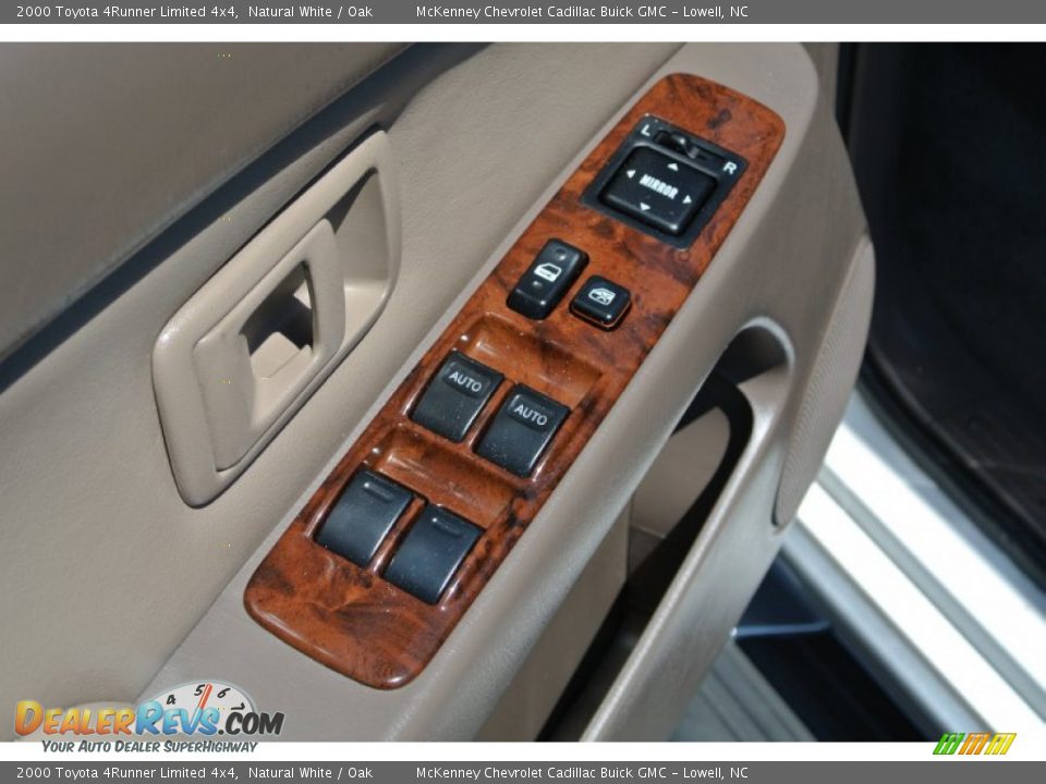 2000 Toyota 4Runner Limited 4x4 Natural White / Oak Photo #10