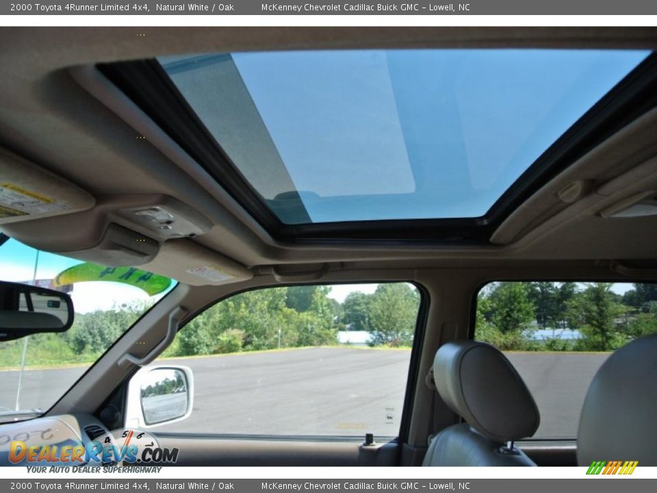 2000 Toyota 4Runner Limited 4x4 Natural White / Oak Photo #11