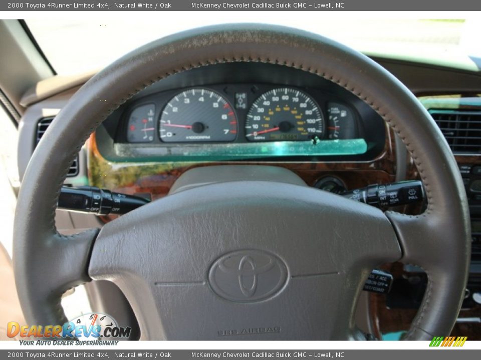 2000 Toyota 4Runner Limited 4x4 Natural White / Oak Photo #15