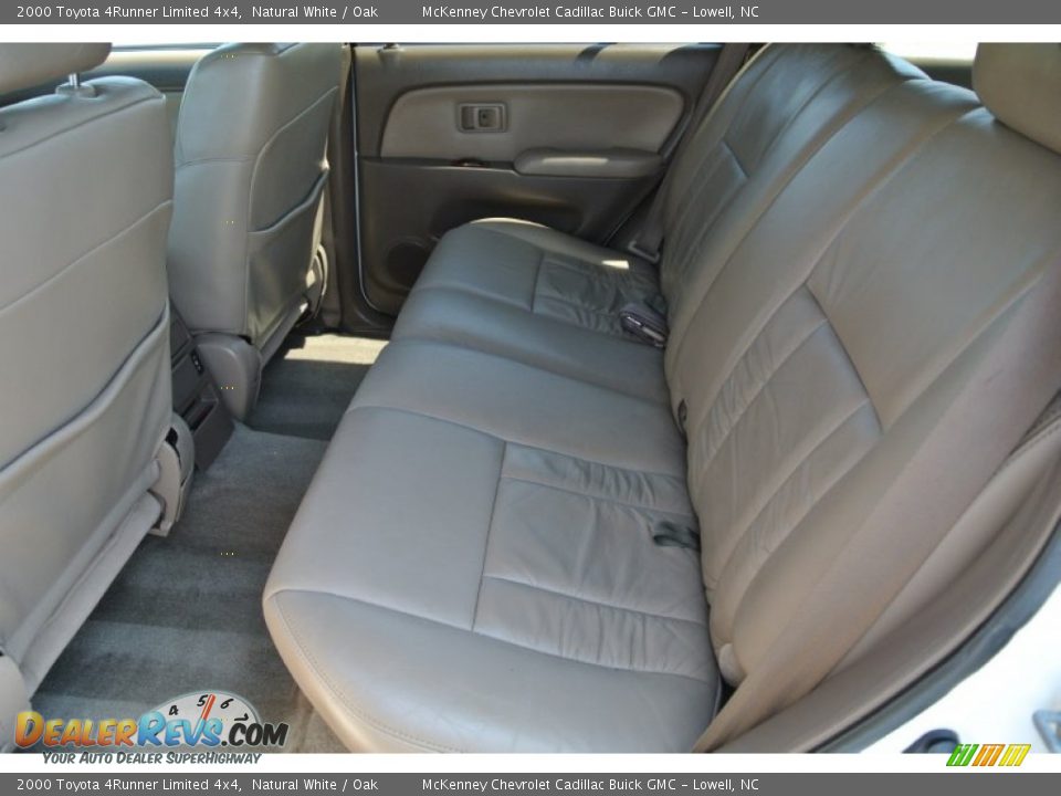 2000 Toyota 4Runner Limited 4x4 Natural White / Oak Photo #17