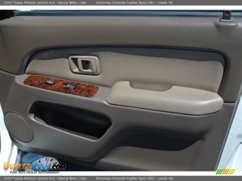 2000 Toyota 4Runner Limited 4x4 Natural White / Oak Photo #20