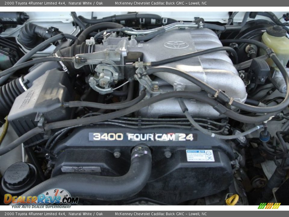 2000 Toyota 4Runner Limited 4x4 Natural White / Oak Photo #22
