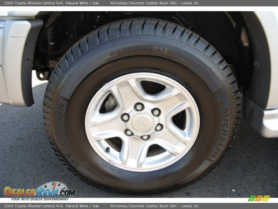 2000 Toyota 4Runner Limited 4x4 Natural White / Oak Photo #23