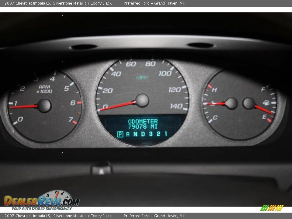 2007 Chevrolet Impala LS Silverstone Metallic / Ebony Black Photo #17