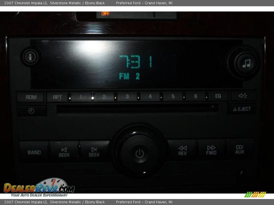 2007 Chevrolet Impala LS Silverstone Metallic / Ebony Black Photo #35