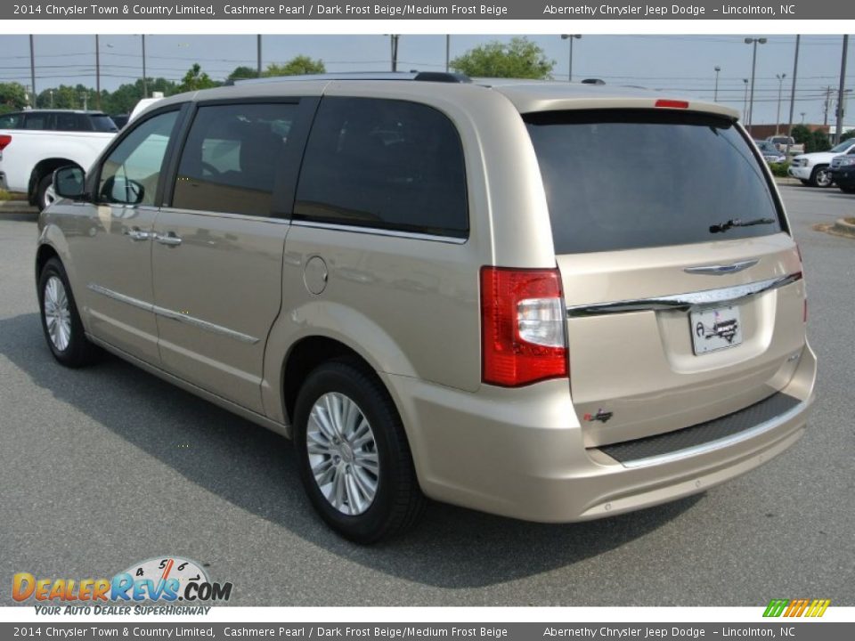2014 Chrysler Town & Country Limited Cashmere Pearl / Dark Frost Beige/Medium Frost Beige Photo #4