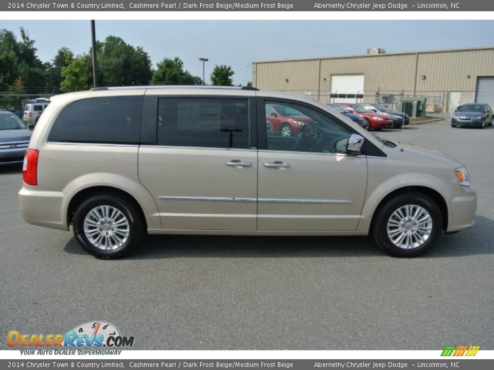 2014 Chrysler Town & Country Limited Cashmere Pearl / Dark Frost Beige/Medium Frost Beige Photo #6