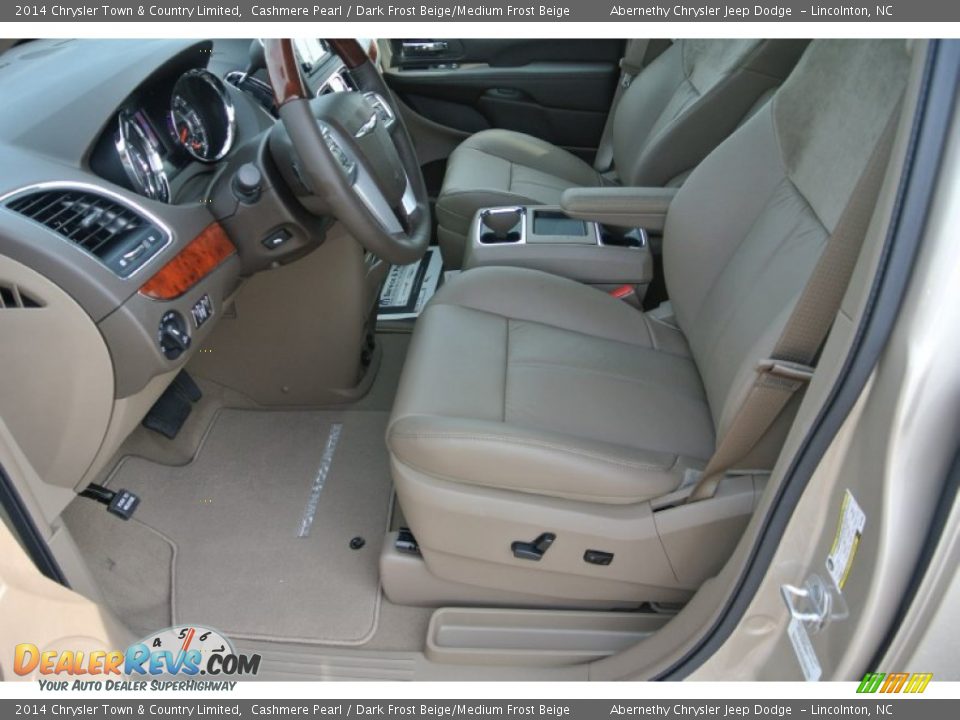2014 Chrysler Town & Country Limited Cashmere Pearl / Dark Frost Beige/Medium Frost Beige Photo #8