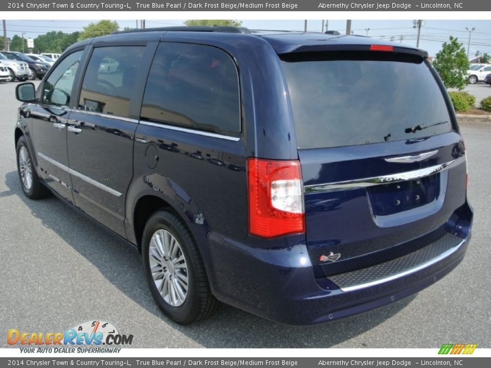 2014 Chrysler Town & Country Touring-L True Blue Pearl / Dark Frost Beige/Medium Frost Beige Photo #4