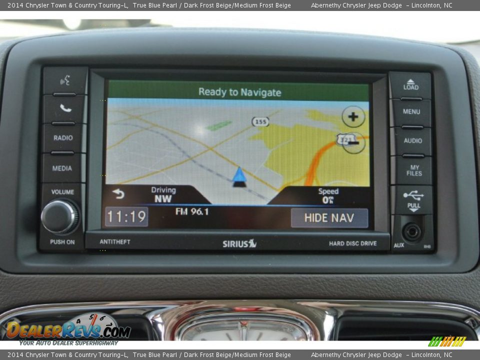 2014 Chrysler Town & Country Touring-L True Blue Pearl / Dark Frost Beige/Medium Frost Beige Photo #11