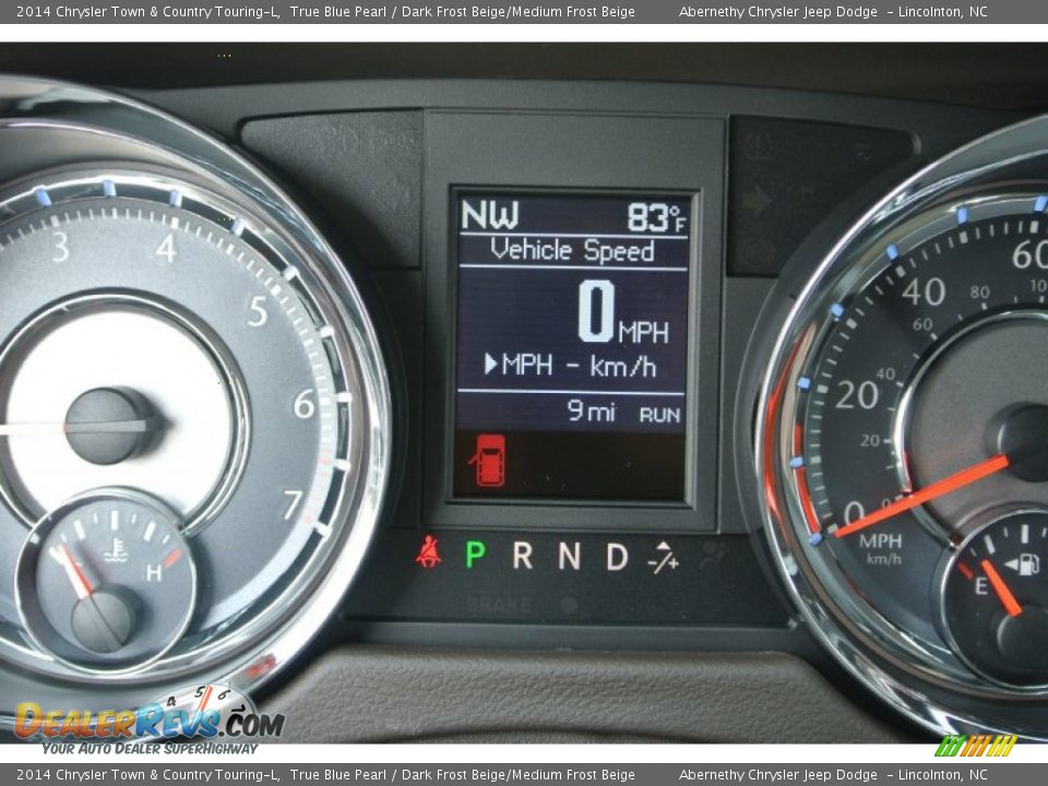 2014 Chrysler Town & Country Touring-L True Blue Pearl / Dark Frost Beige/Medium Frost Beige Photo #13