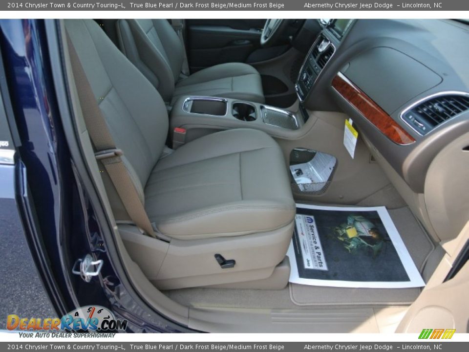 2014 Chrysler Town & Country Touring-L True Blue Pearl / Dark Frost Beige/Medium Frost Beige Photo #17