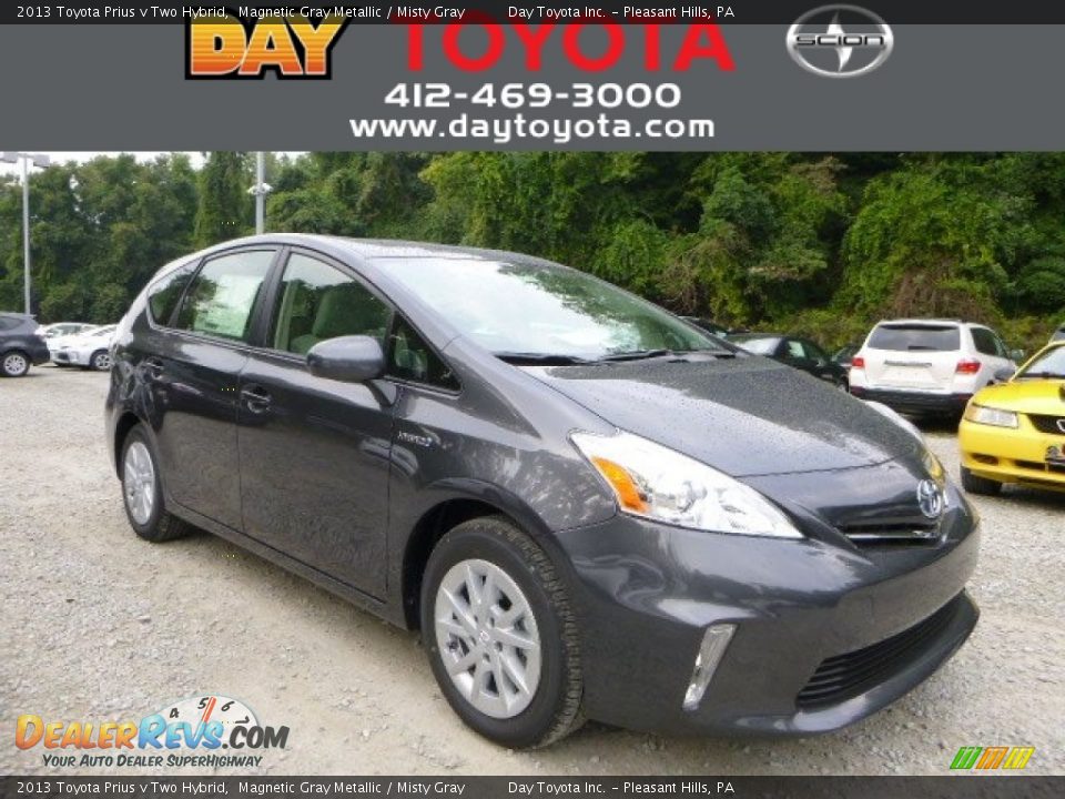 2013 Toyota Prius v Two Hybrid Magnetic Gray Metallic / Misty Gray Photo #1