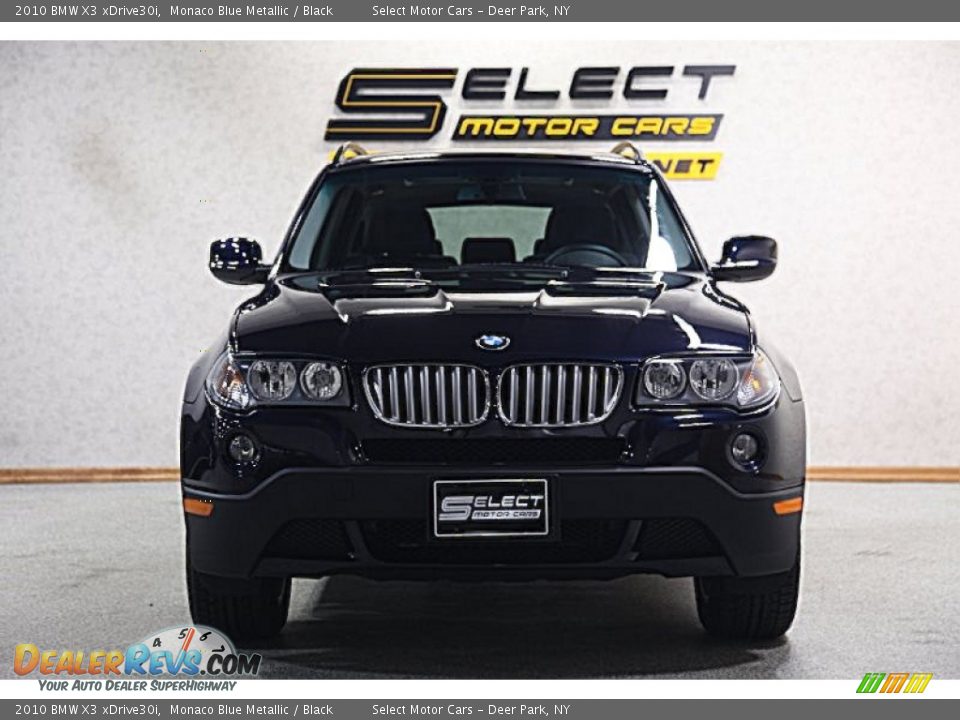 2010 BMW X3 xDrive30i Monaco Blue Metallic / Black Photo #2