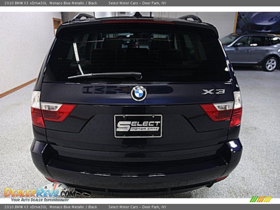 2010 BMW X3 xDrive30i Monaco Blue Metallic / Black Photo #5
