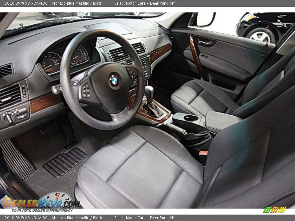 2010 BMW X3 xDrive30i Monaco Blue Metallic / Black Photo #10