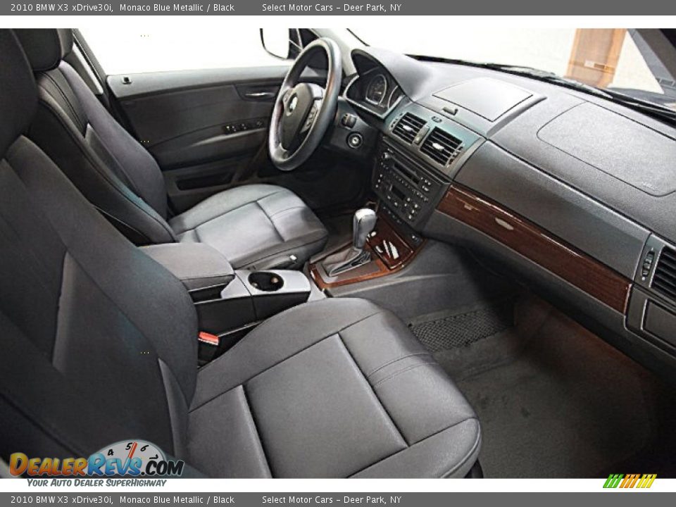 2010 BMW X3 xDrive30i Monaco Blue Metallic / Black Photo #12