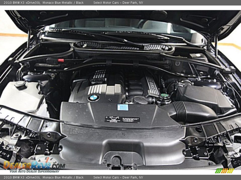 2010 BMW X3 xDrive30i Monaco Blue Metallic / Black Photo #14