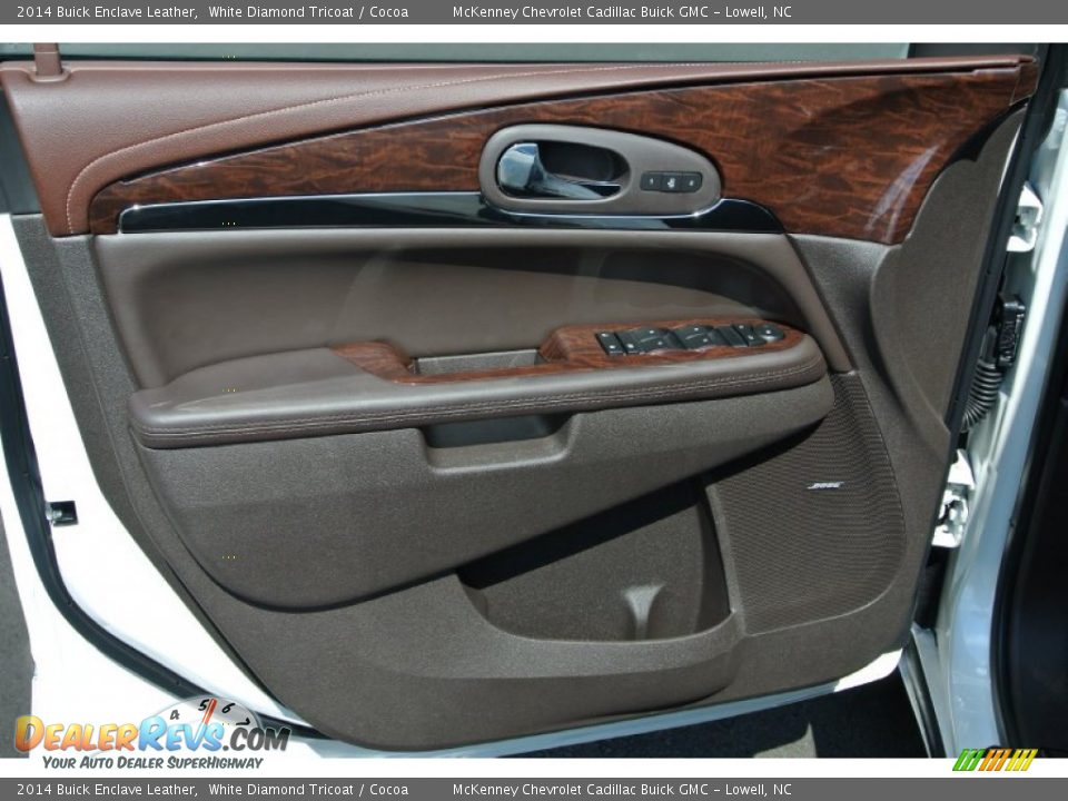 2014 Buick Enclave Leather White Diamond Tricoat / Cocoa Photo #9