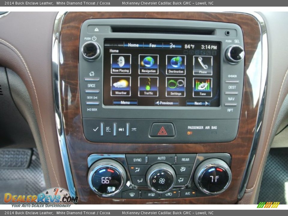 Controls of 2014 Buick Enclave Leather Photo #11