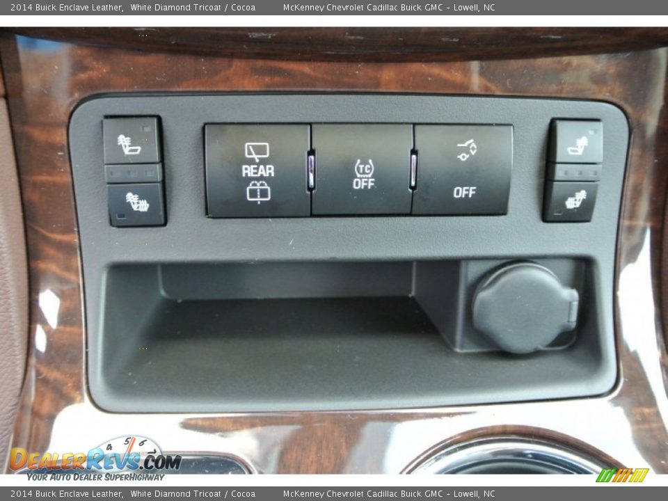 2014 Buick Enclave Leather White Diamond Tricoat / Cocoa Photo #13