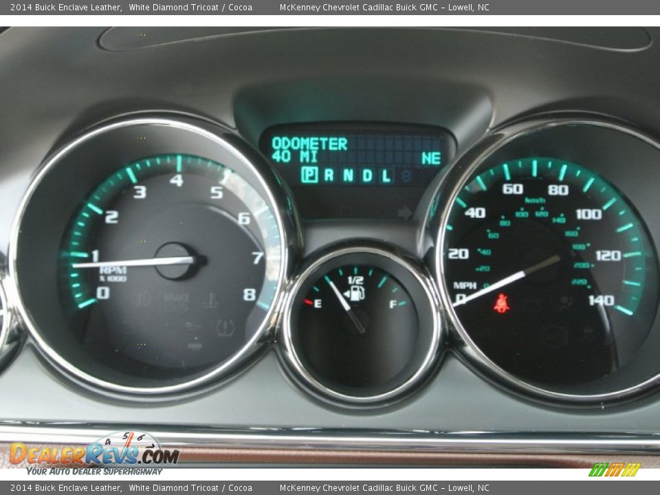 2014 Buick Enclave Leather White Diamond Tricoat / Cocoa Photo #15