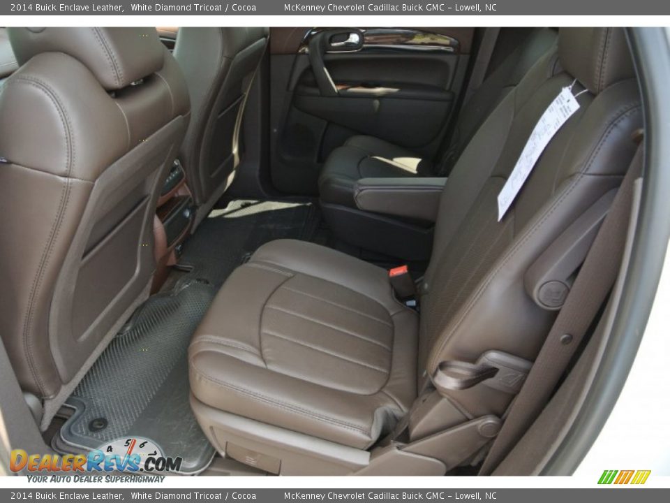 2014 Buick Enclave Leather White Diamond Tricoat / Cocoa Photo #16
