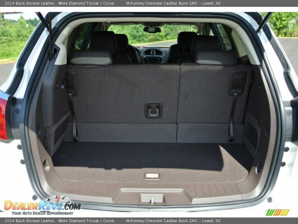 2014 Buick Enclave Leather White Diamond Tricoat / Cocoa Photo #17