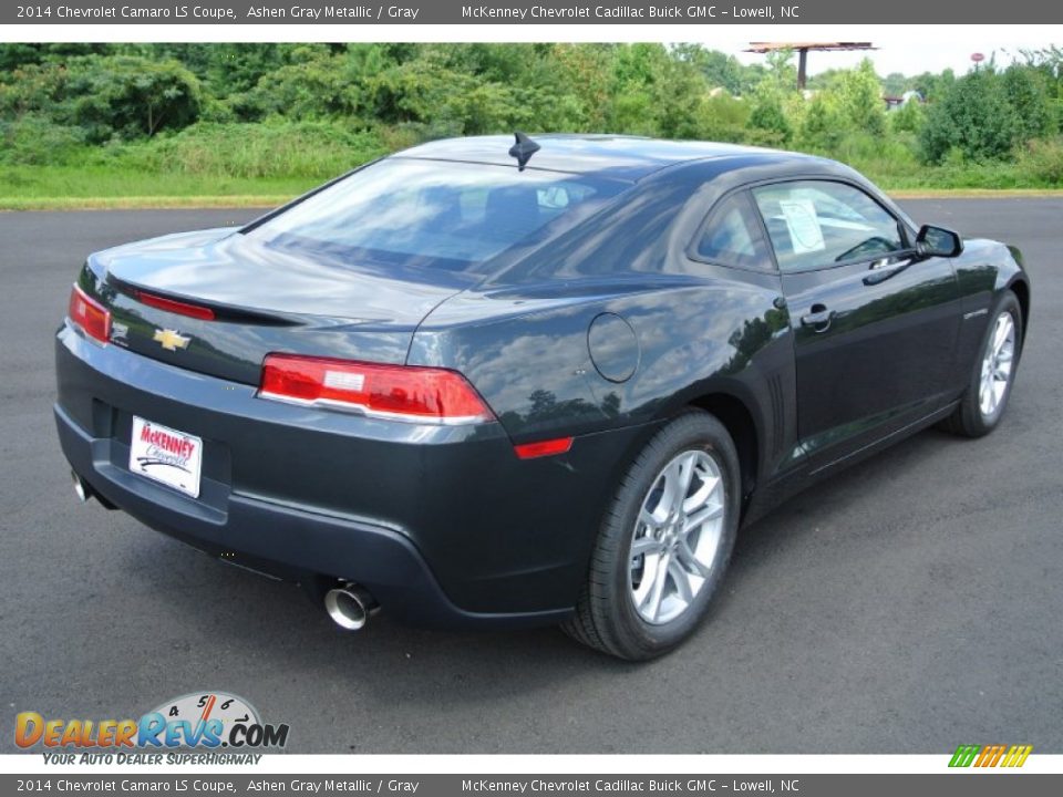 2014 Chevrolet Camaro LS Coupe Ashen Gray Metallic / Gray Photo #5