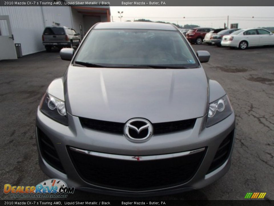 2010 Mazda CX-7 s Touring AWD Liquid Silver Metallic / Black Photo #3