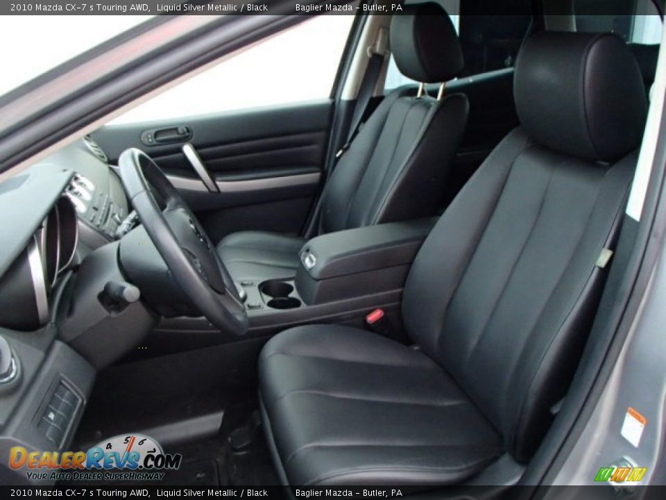 2010 Mazda CX-7 s Touring AWD Liquid Silver Metallic / Black Photo #10