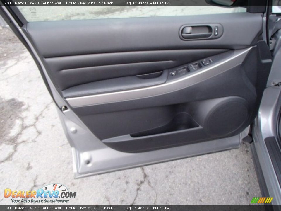 2010 Mazda CX-7 s Touring AWD Liquid Silver Metallic / Black Photo #11