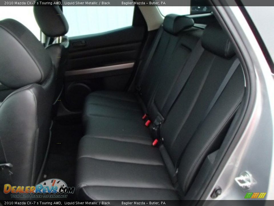 2010 Mazda CX-7 s Touring AWD Liquid Silver Metallic / Black Photo #12