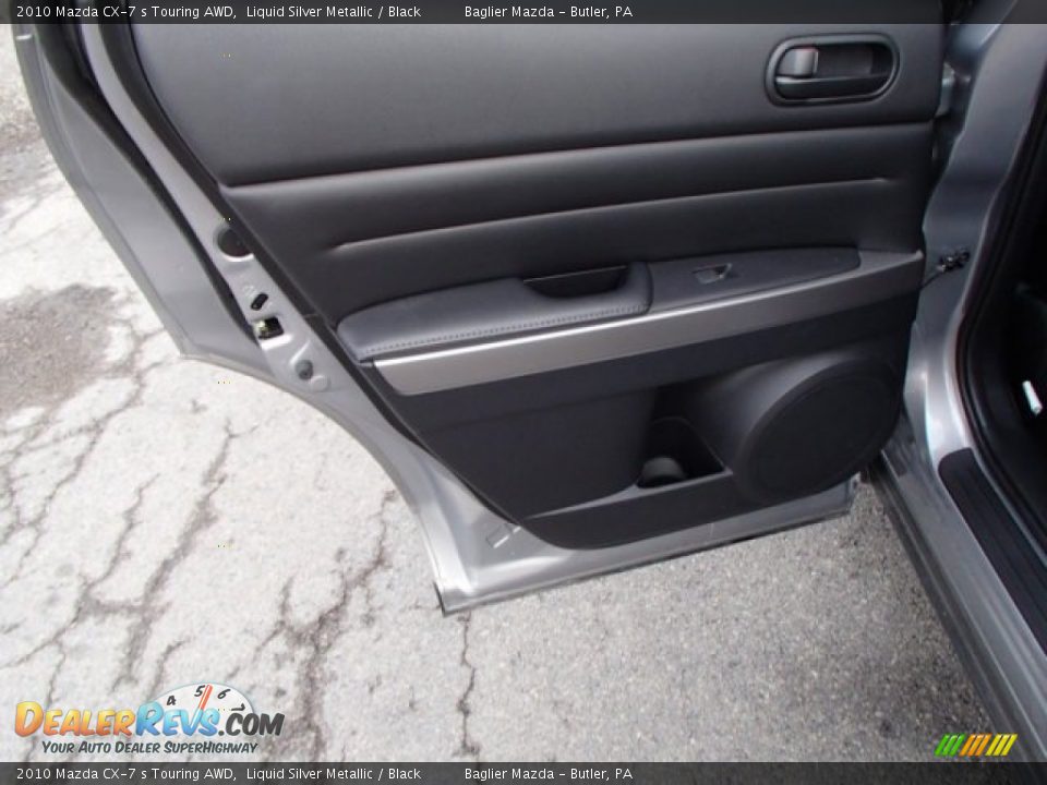 2010 Mazda CX-7 s Touring AWD Liquid Silver Metallic / Black Photo #13