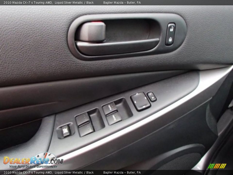2010 Mazda CX-7 s Touring AWD Liquid Silver Metallic / Black Photo #17