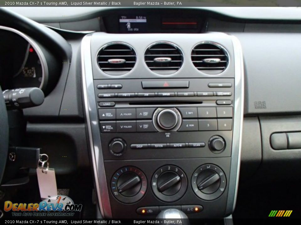 2010 Mazda CX-7 s Touring AWD Liquid Silver Metallic / Black Photo #19
