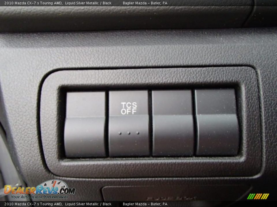 2010 Mazda CX-7 s Touring AWD Liquid Silver Metallic / Black Photo #23