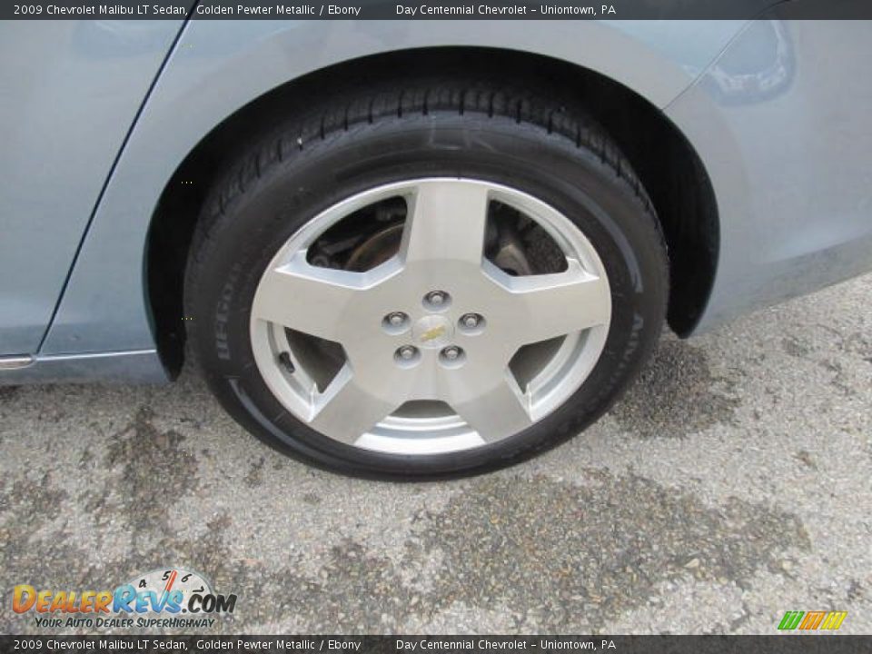 2009 Chevrolet Malibu LT Sedan Golden Pewter Metallic / Ebony Photo #3