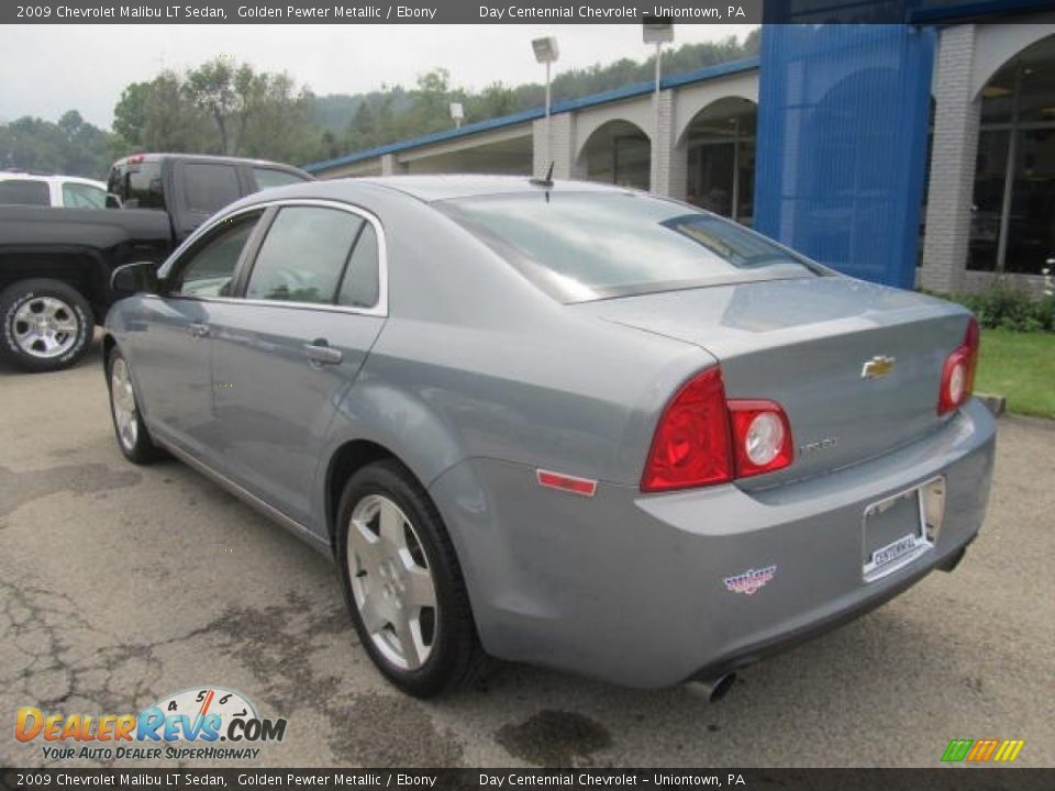 2009 Chevrolet Malibu LT Sedan Golden Pewter Metallic / Ebony Photo #4