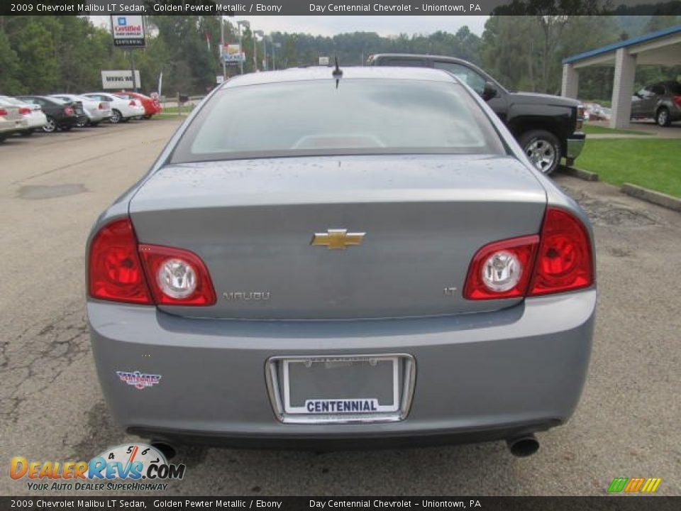 2009 Chevrolet Malibu LT Sedan Golden Pewter Metallic / Ebony Photo #5