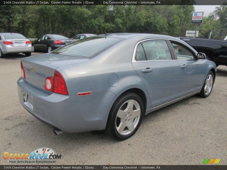 2009 Chevrolet Malibu LT Sedan Golden Pewter Metallic / Ebony Photo #6