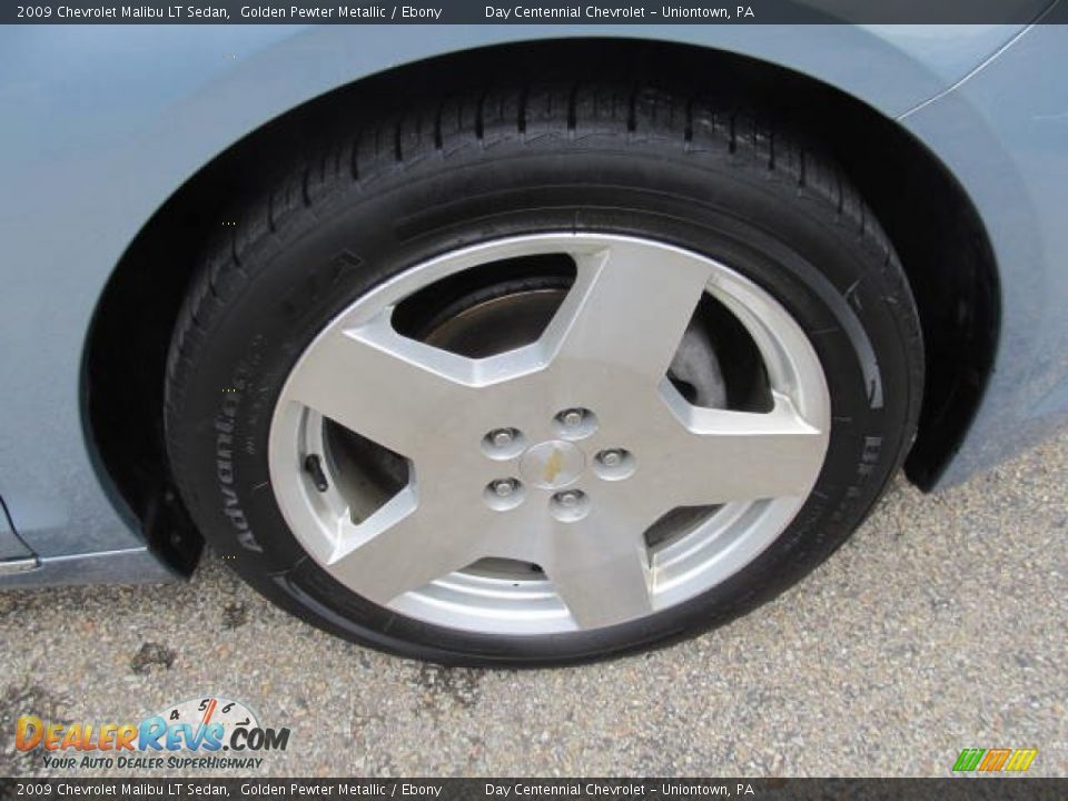 2009 Chevrolet Malibu LT Sedan Golden Pewter Metallic / Ebony Photo #8