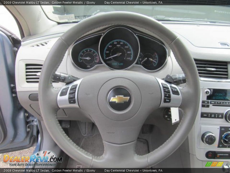 2009 Chevrolet Malibu LT Sedan Golden Pewter Metallic / Ebony Photo #15
