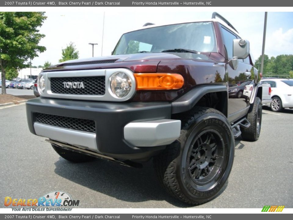 2007 Toyota FJ Cruiser 4WD Black Cherry Pearl / Dark Charcoal Photo #1